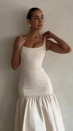 Volley White Long Dress