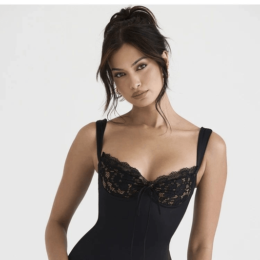 Short summer black dress- Westo India