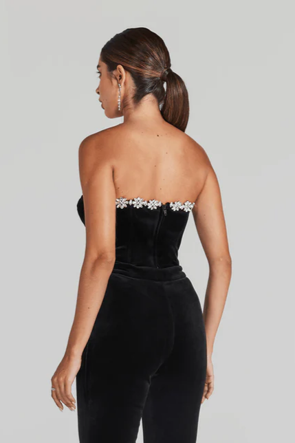 Pobble Stone velvet Top