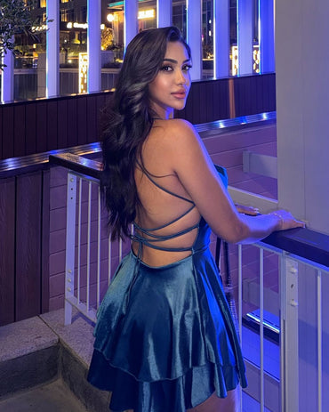 Indigo Short Blue Dress