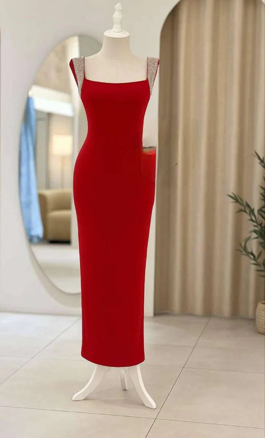 Lavinia Red Maxi Dress