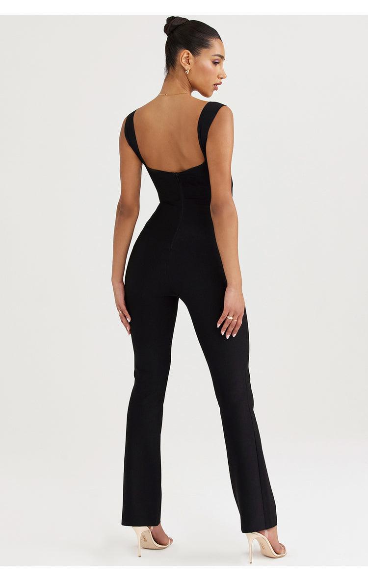 stylish party wear black jumpsuit - Westo India