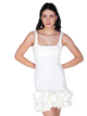 Jolly White Short Dress
