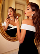 Zebra Black Dress