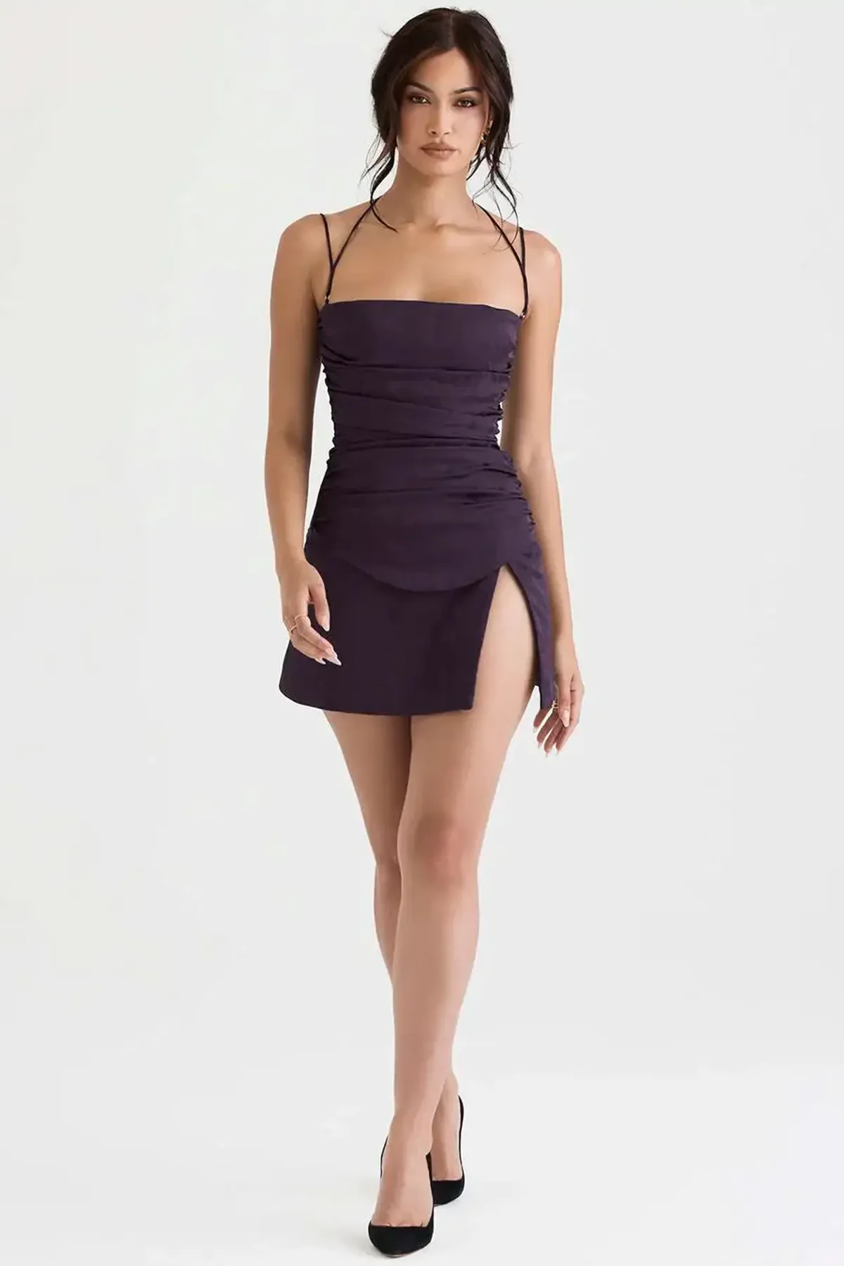 Dusk Side Geather Dress