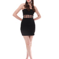 Fray Sparkle Black Dress