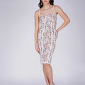 Posh Midi White Dress