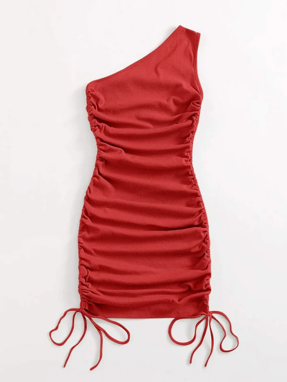 Alia Side Gathered Dress