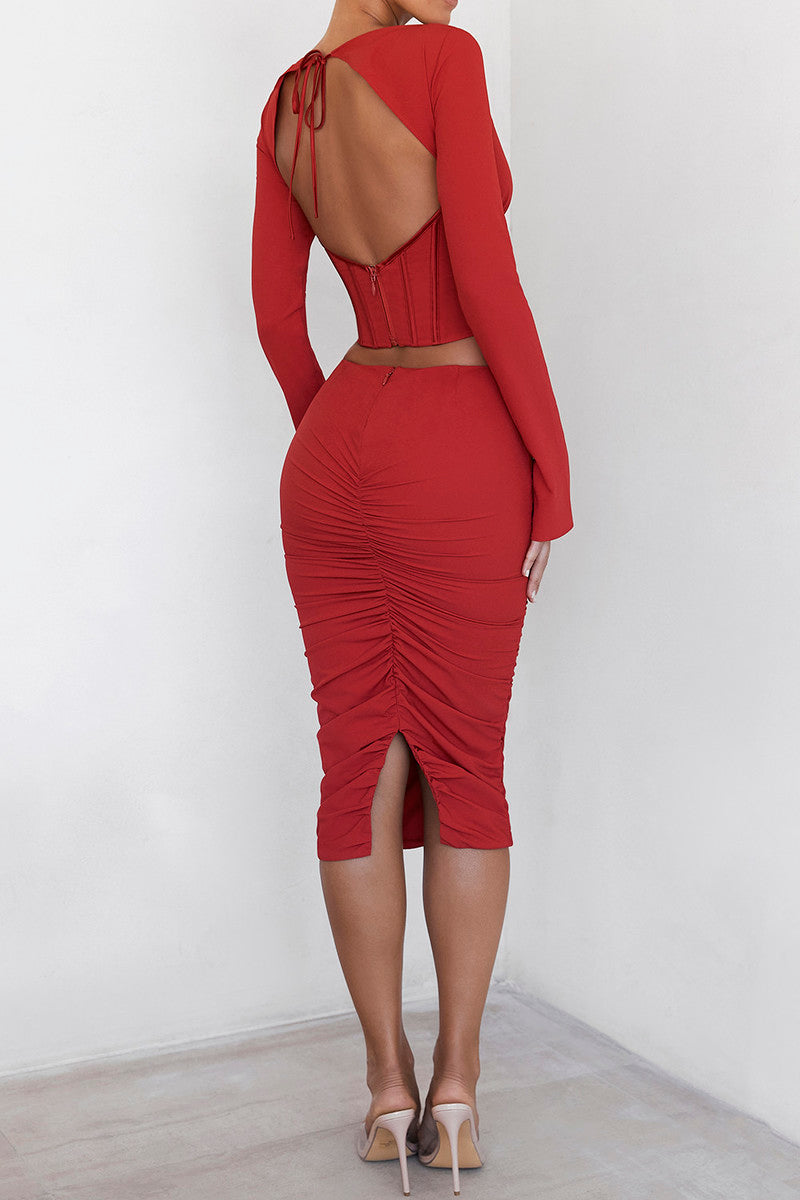 Honor Hot Red Co-ord