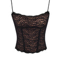 stylish net wear black top-Westo India