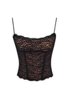 stylish net wear black top-Westo India