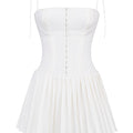 Volley White Short Dress