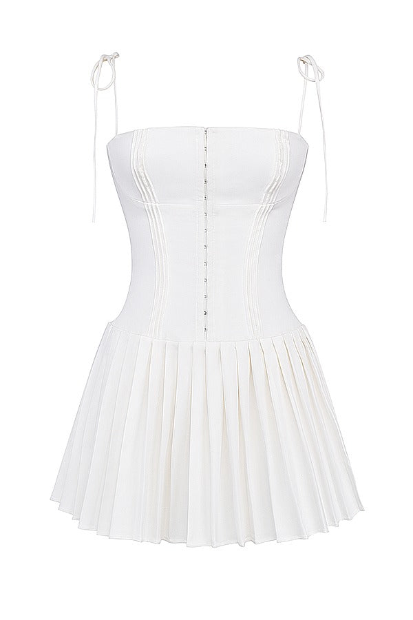 Volley White Short Dress