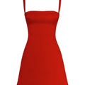 stylish one piece red dress - Westo India