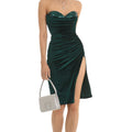 one piece green dress for women-Westo India