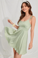 Sea Green Summer Short Dress