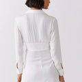 Shirt Dress White for women - Westo India