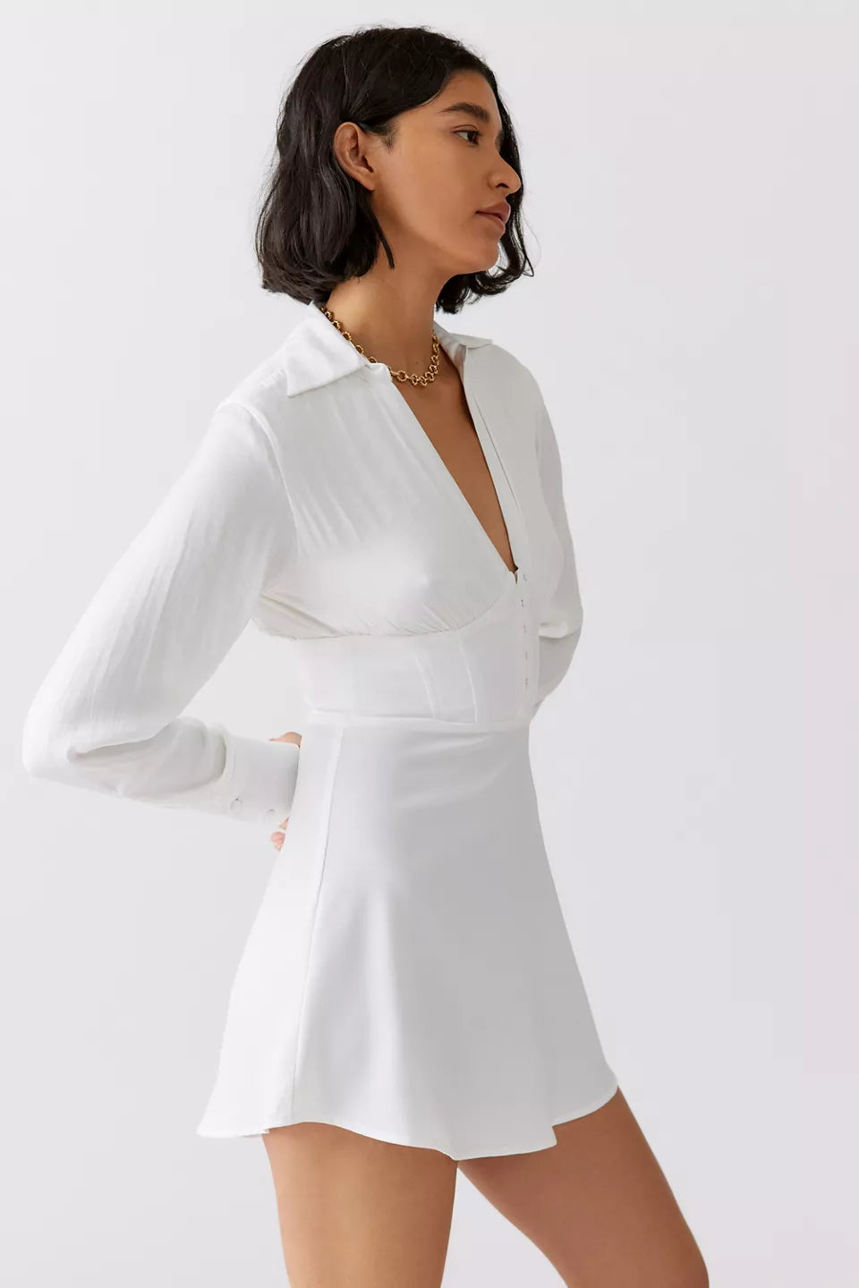 white shirt dress women - Westo India