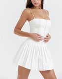 Volley White Short Dress