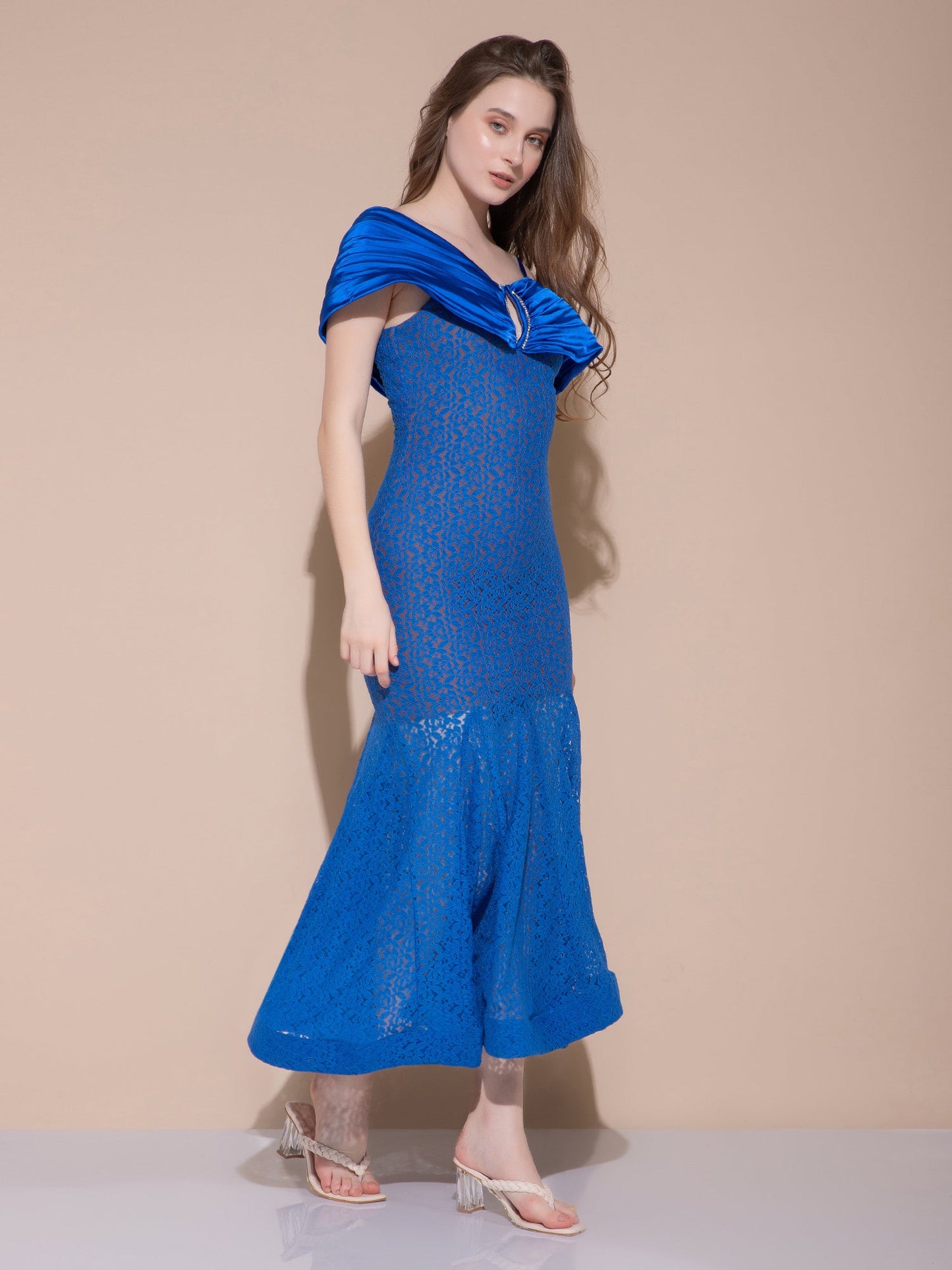 Tiaran Blue Long Dress