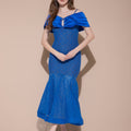 Tiaran Blue Long Dress