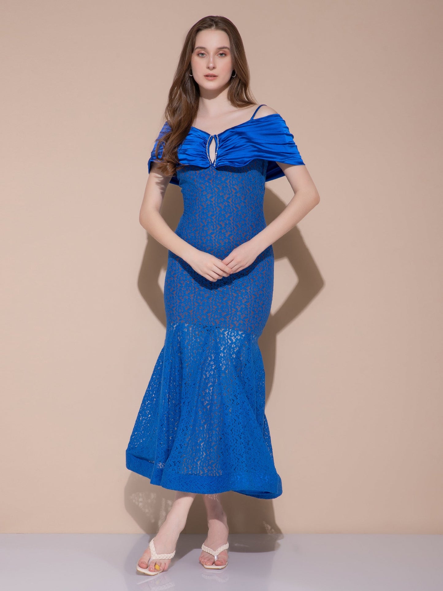 Tiaran Blue Long Dress