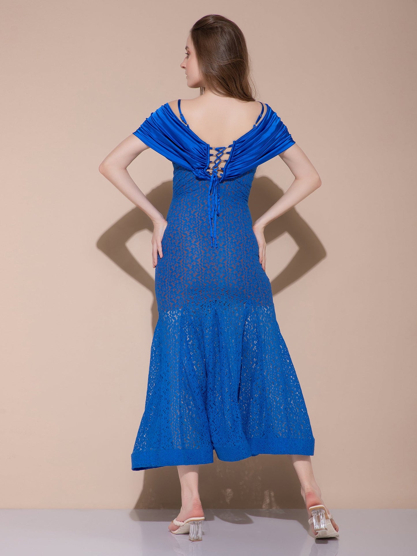 Tiaran Blue Long Dress