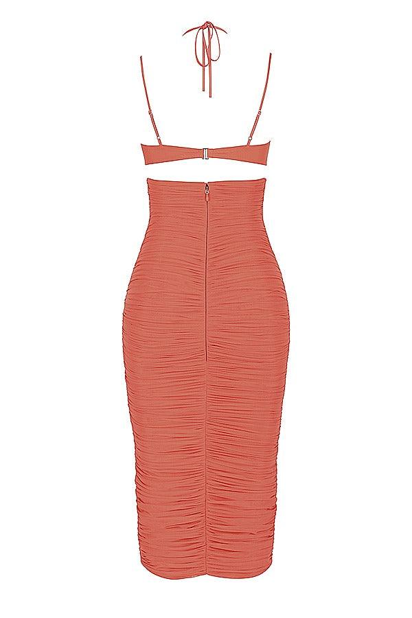 Rushed Cutout Dress - Westo India