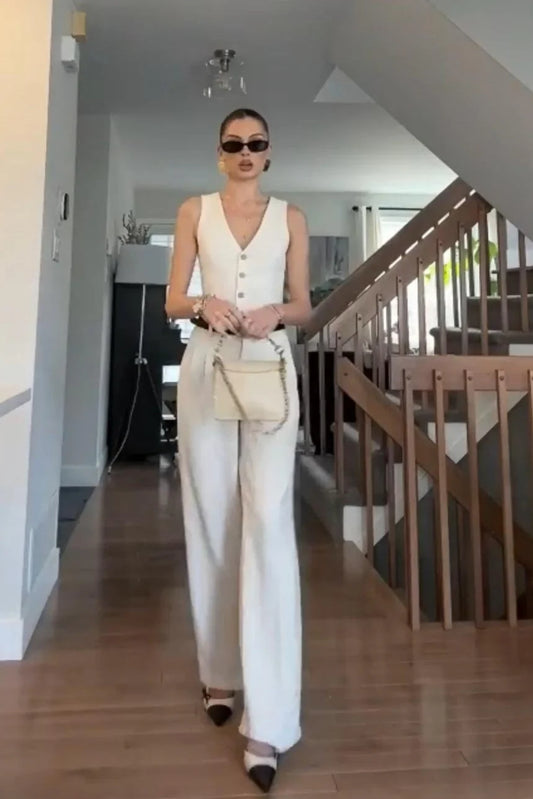 White Waistcoat Top