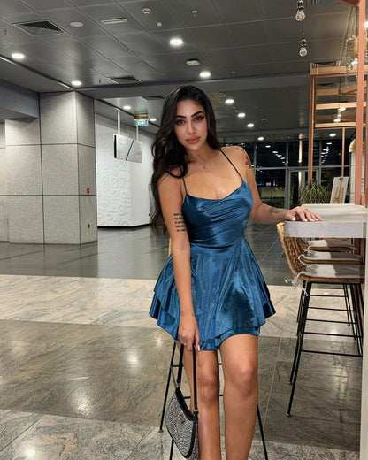 Indigo Short Blue Dress