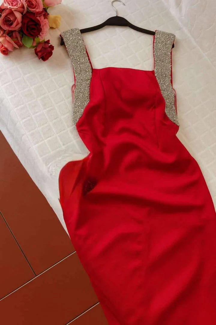 Lavinia Red Maxi Dress