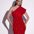 Miora Red Stone Dress