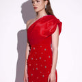 Miora Red Stone Dress