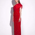 Miora Red Stone Dress