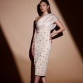 Miora White Stone Dress