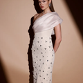 Miora White Stone Dress