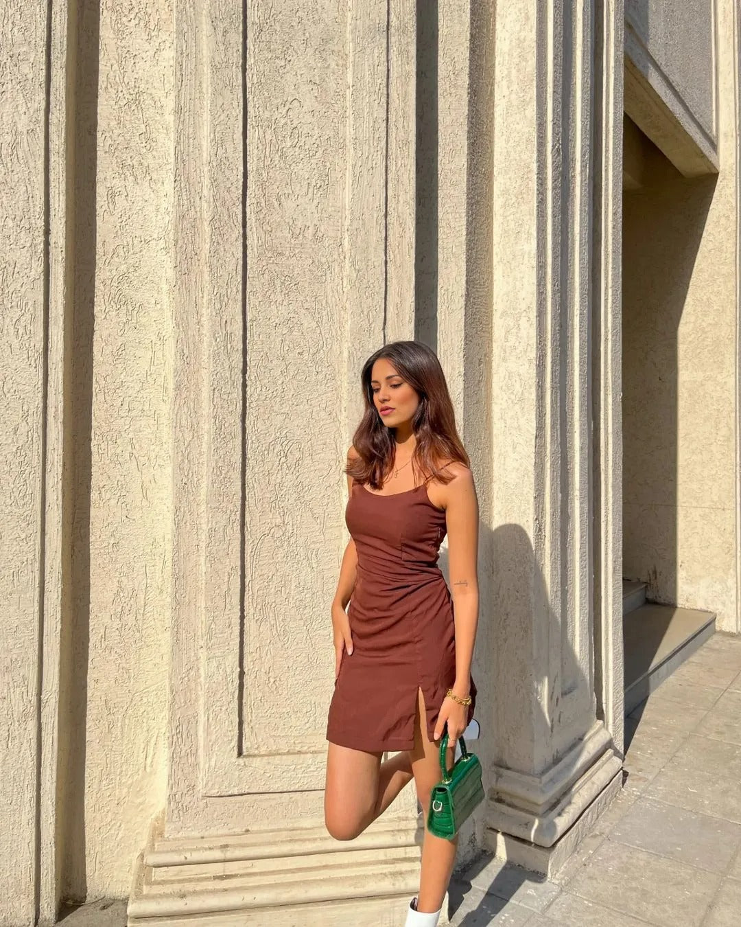 Newd Brown Dress