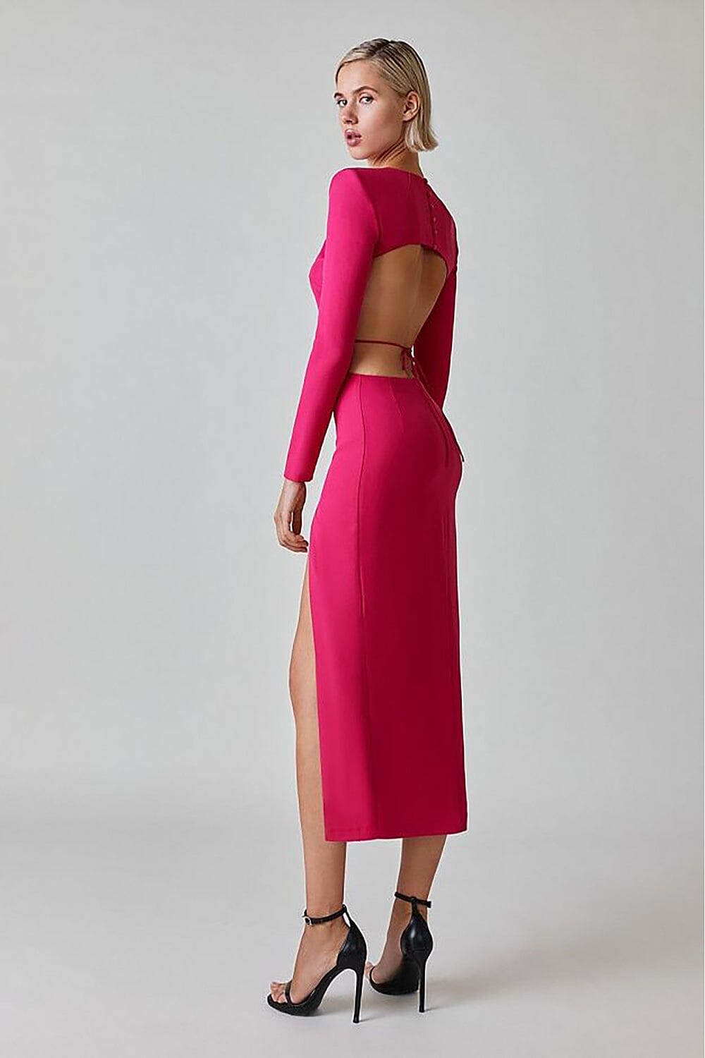 Bloom Cut Midi Dress