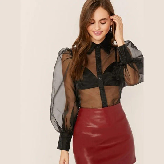 Satin bustier with tissue oversize shirt.01 - Westo India