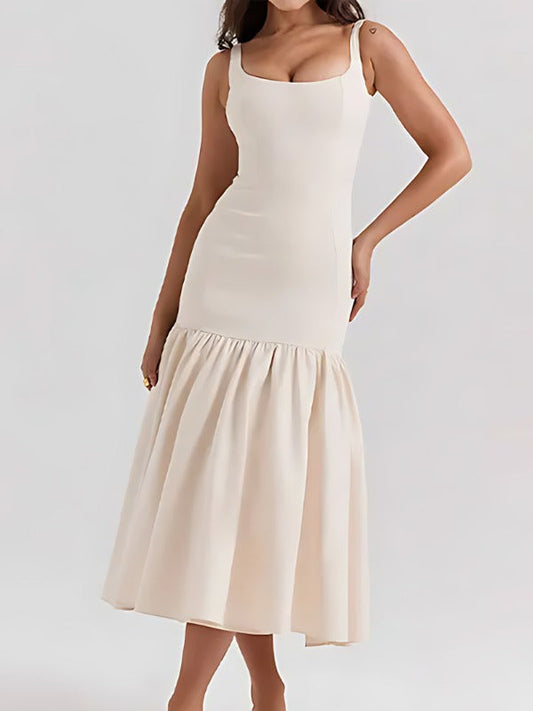 Volley White Long Dress