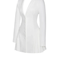 White Luxe Blazer dress