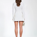 White Luxe Blazer dress