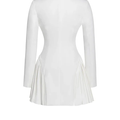 White Luxe Blazer dress