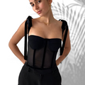 Midnight Corset Top