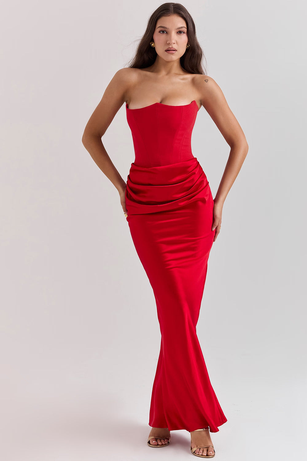 Off Shoulder Maxi Dress