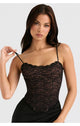 Black Stylish Net Wear Mesh Corset Top For Women