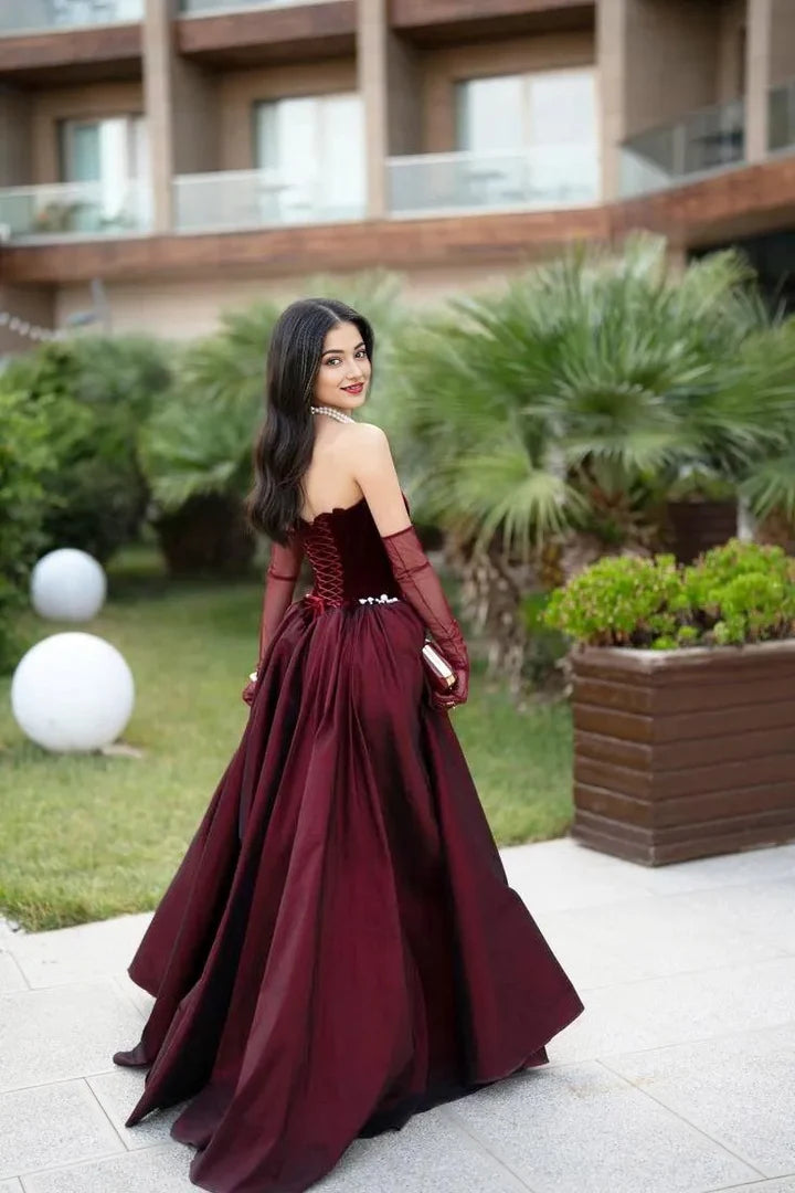 Divine Wine Long Dress