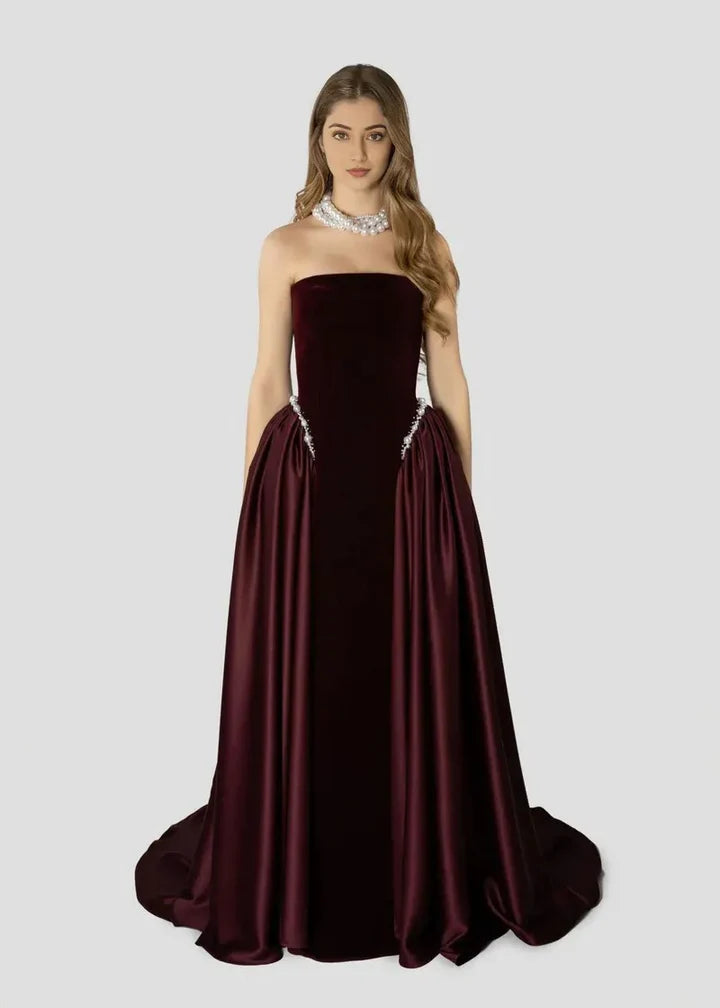 Divine Wine Long Dress
