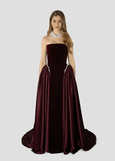 Divine Wine Long Dress