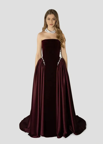 Divine Wine Long Dress